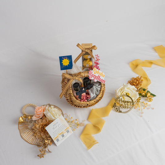 Cute Cane Basket Hamper